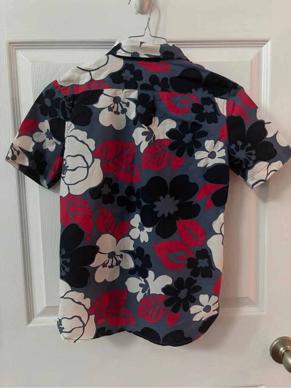 GAP Kids Floral Short-Sleeve Button-Up Beach Shirt